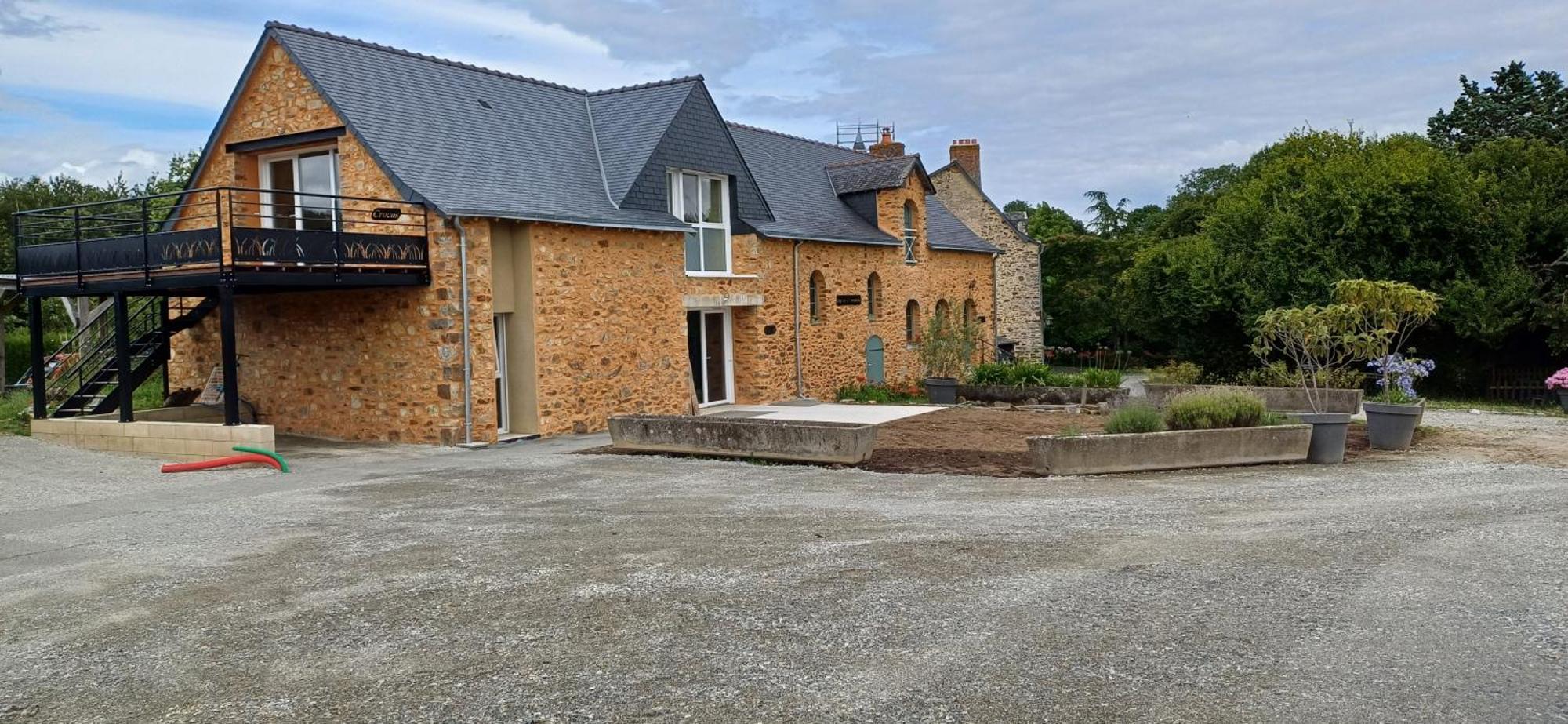 Logis de la Provosterie Villa Ahuillé Exterior foto